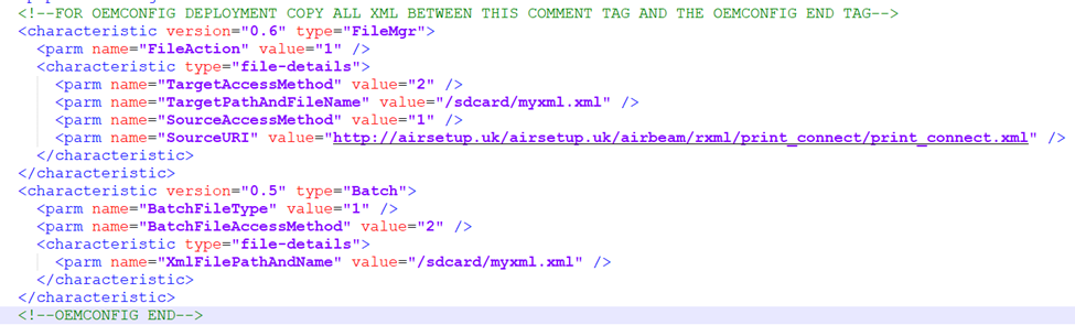 xml sample